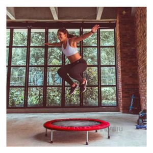 Trampolin Sport Cardio 90x90 Nylon Unisex en Rojo Y+Stickers
