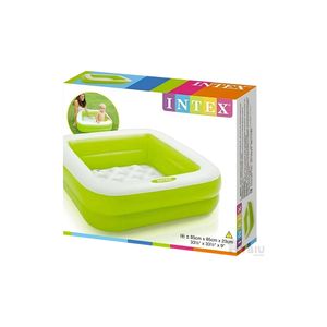 Piscina con Bordes Suaves de Color Verde Y+Papel de Regalo