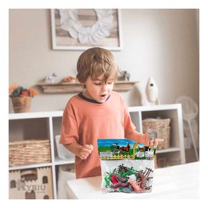 Set de Animales Moderno Multicolor Y+Agendita