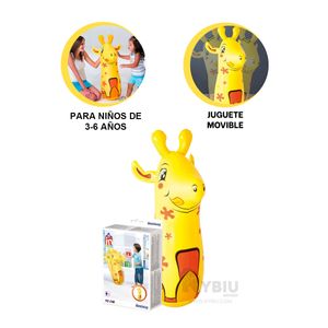 Porfiado con Diseño de Jirafa en Amarillo Y+Papel de Regalo