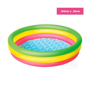 Piscina con Diseño Arcoiris para Niños en Tono Multicolor