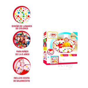Piscina Amplia con Pelotas Multicolor Y+Agendita