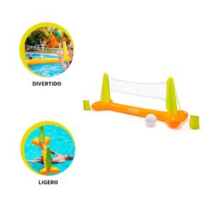 Net Deportiva de Voley de Color Amarillo Y+Papel de Regalo