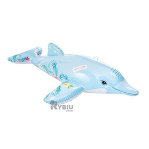 Flotador Moderno en Modelo Delfin de Color Celeste