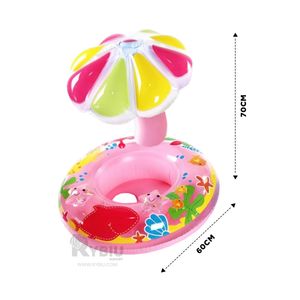 Flotador Moderno para Natacion de Color Rosado Y+Stickers