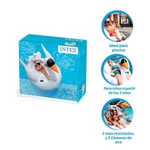 Flotador Inflable en Forma de Cisne Blanco Y+Papel de Regalo
