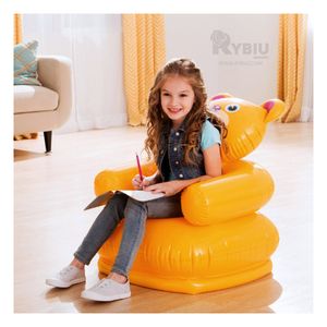 Sofa de Niños Comodo y Transportable de Color Amarillo
