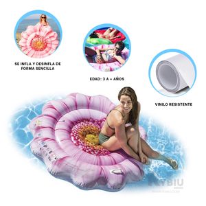 Flotador Innovador para el Mar de Color Rosado Y+Stickers