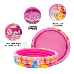 Piscina Princesa para Niños de Color Rosado