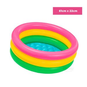 Piscina Acolchada Modelo Multicolor Y+Papel de Regalo