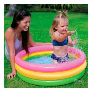 Piscina Acolchada Modelo Multicolor Y+Papel de Regalo