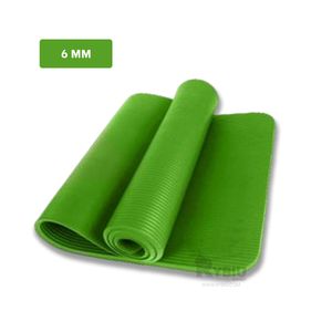 Mat de Yoga de Resistente y Duradero 6mm Color Verde