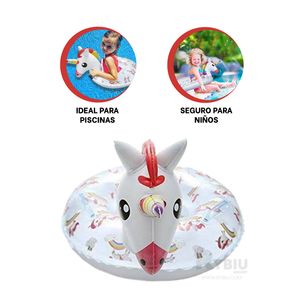 Flotador Moderno para Niñas Transparente Y+Papel de Regalo