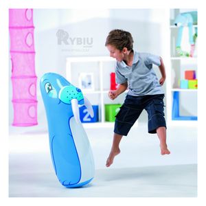 Porfiado de Foca para Divertirse en Piscina Color Celeste