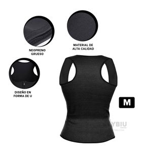 Chaleco para Dama Termico con Cierre Negro de Talla M