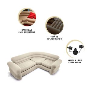 Sofa Versatil y de Calidad en Tono Crema Y+Papel de Regalo