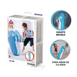 Porfiado con Diseño de Foca en Celeste Y+Papel de Regalo