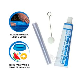 Pegamento Seguro para Uso Exterior Color Celeste Y+Agendita