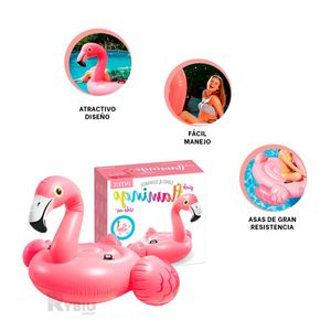 Flotador Divertido para Nadar de Rosado Y+Stickers