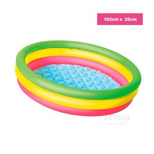 Piscina Comodo para Pequeños en Multicolor Y+Stickers