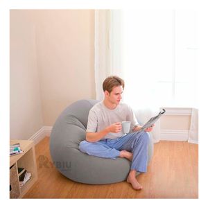 Sofa Multifuncional Inflable de Color Plomo