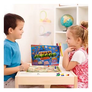 Juego de Mesa Todo en Uno de Multicolor Y+Papel de Regalo