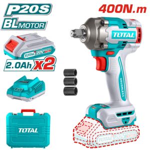 Llave de Impacto 400 Nm + 2 Baterías 2ah Total TIWLI2040
