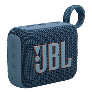 Parlante bluetooth JBL Go 4 potencia 4.2W, resistente al agua IP67, hasta 7 horas de reproducción, puerto de carga USB Tipo-C, azul