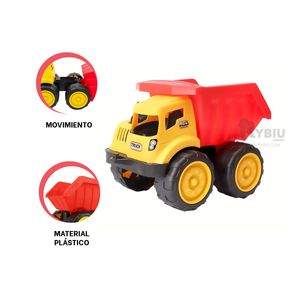 Carro Truck Volquete para Niños en Color Rojo