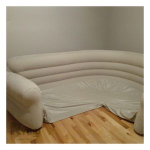 Sofa Ergonomico y Portatil de Color Crema Y+Agendita