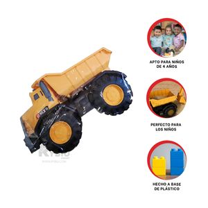 Carro de Juguete para Niños en Amarillo Y+Papel de Regalo