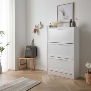 Zapatera VIVA HOME Venecia 3 Cajones Blanco