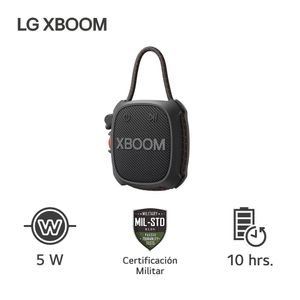 Parlante LG XBOOM Go XG2T 5W Bluetooth Certificación Militar (2024)