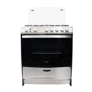 Cocina de pie a gas 30" Expert 76 Fdv 5 hornillas Acero Inoxidable