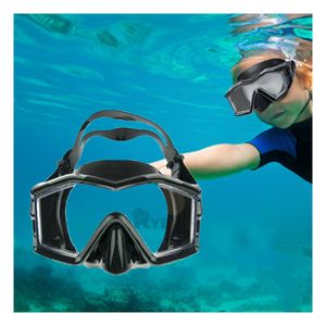 Lentes Protectores Infantil de Buceo Color Negro Y+Stickers