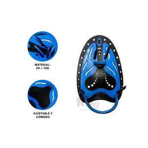 Manopla para Piscina Comodo de Color Azul Y+Papel de Regalo