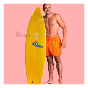 Tabla de Surf Ideal para la Playa de Color Amarillo
