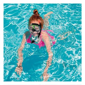 Set de 3 piezas para Buceo en Color Negro Y+Stickers