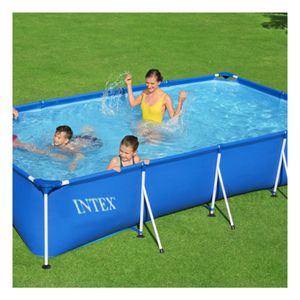 Piscina de Forma Rectangular en Azul Y+Papel de Regalo