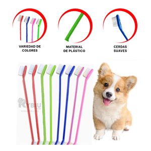 Kit Completo de Cuidado Dental para Mascotas Multicolor
