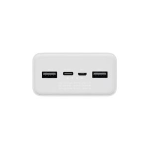 Xiaomi Power Bank 3 30000mAh de carga rápida con 4 puertos -Blanco