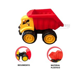 Carro Truck de Niños Rojo Y+Stickers