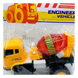 Carro de Juguete en Color Amarillo Y+Stickers