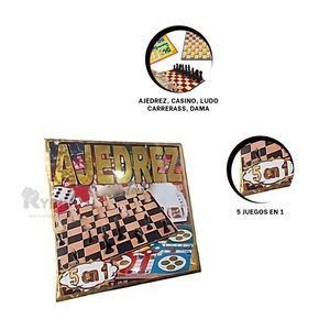 Juego de Mesa Practico y Rectangular 5 en 1 Y+Stickers