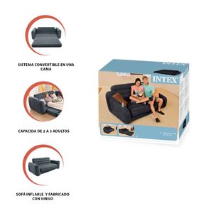 Sofa Ergonomico y Portatil de Color Plomo Y+Agendita