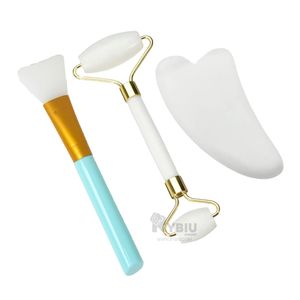 Masajeador Kit de 3 para Cara en Tono Blanco Y+Agendita