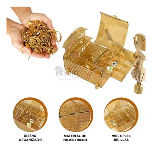 Organizador Forma Baul en Amarillo Y+Papel de Regalo