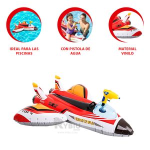 Flotador de Diseño Avionn Tono Rojo Y+Papel de Regalo