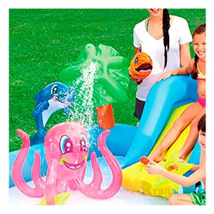 Centro de Juego Infantil en Celeste Y+Papel de Regalo