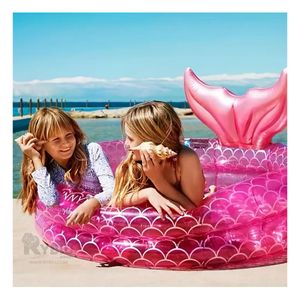 Piscina para Niñas de Color Rosado Y+Papel de Regalo